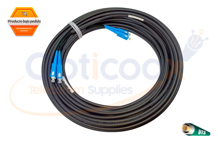Fibra Óptica Monomodo Interior / Exterior SC/SC 2 Hilos (STD)