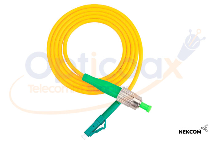 Patch Cord LC (APC) / FC (APC) Monomodo Simplex (STD)