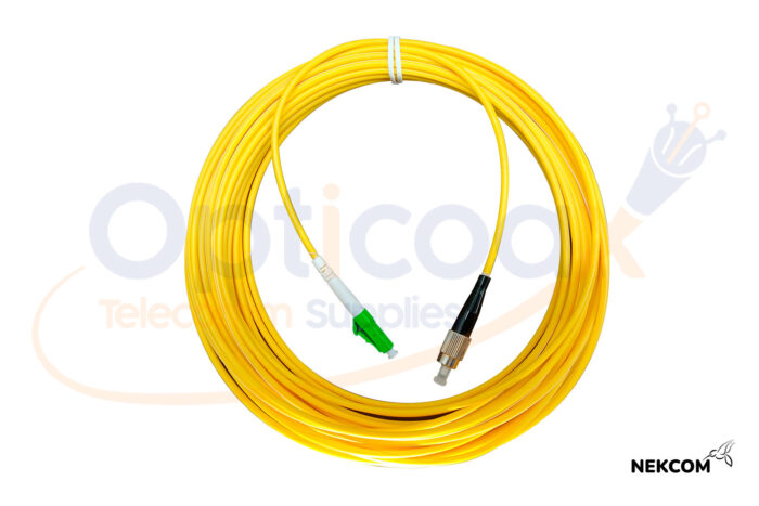 Patch Cord LC (APC) / FC Monomodo Simplex (STD)