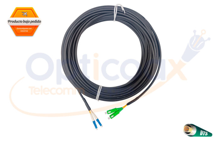 Fibra Óptica Monomodo Interior / Exterior LC/SC APC 2 Hilos (STD)