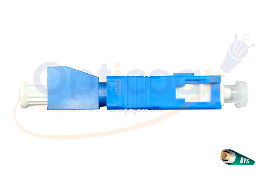 Adaptador LC (UPC) Hembra / SC (UPC) Macho - OPTICOAX
