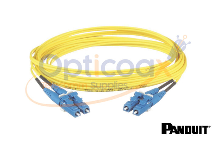 Jumper de Fibra Optica Monomodo 9/125 OS2, LC-LC Duplex, LSZH, Color Amarillo