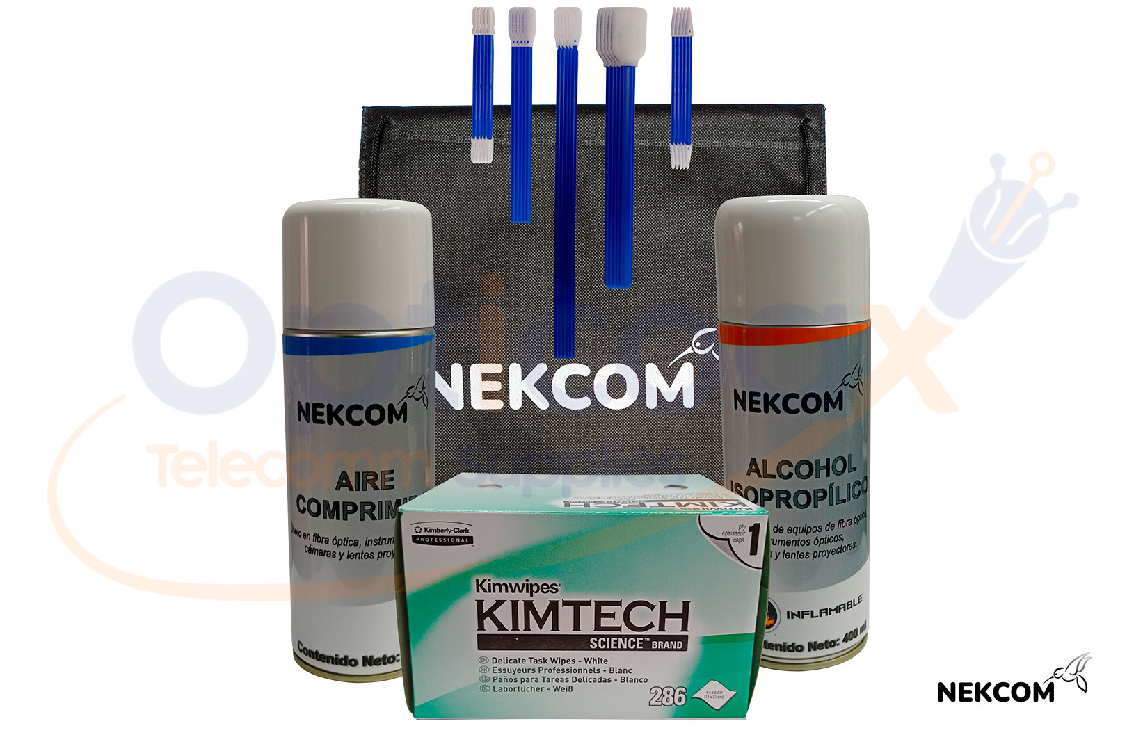 KIT DE LIMPIEZA FIBRA ÓPTICA BÁSICO