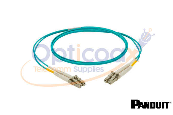 Jumper de Fibra Óptica NetKey de 2 Fibras OM4, Chaqueta Riser 2.0 mm, LC Dúplex